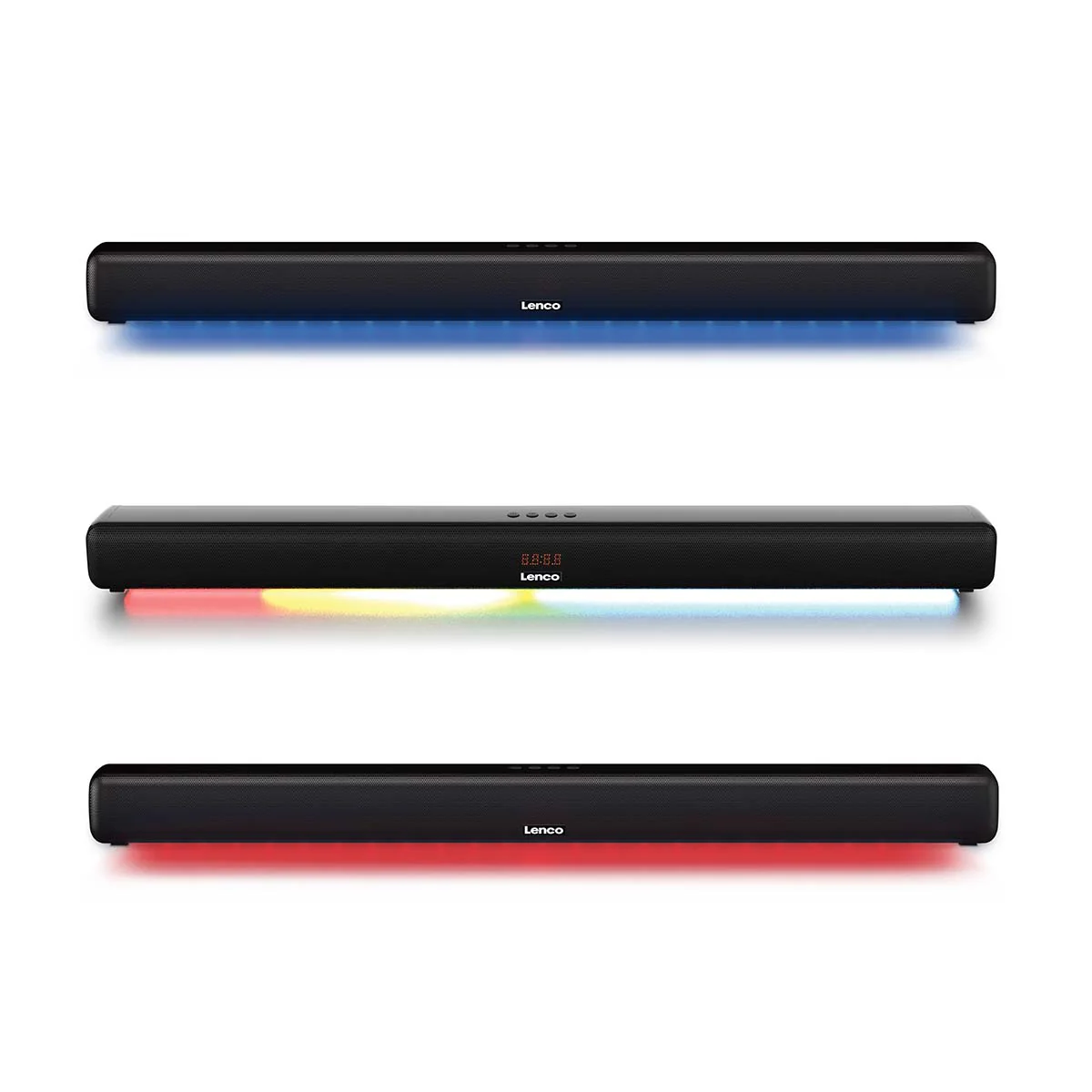 LENCO SB-042LEDBK - 85cm Bluetooth® soundbar met HDMI (ARC) en LED verlichting - Zwart - Image 3