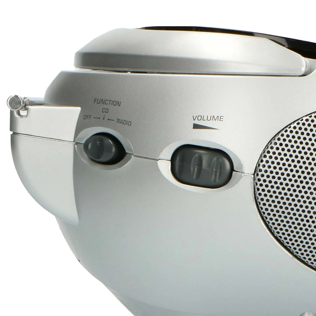 LENCO SCD-24 Black/Silver - Draagbare stereo FM radio met CD-speler - Zwart/zilver - Image 10