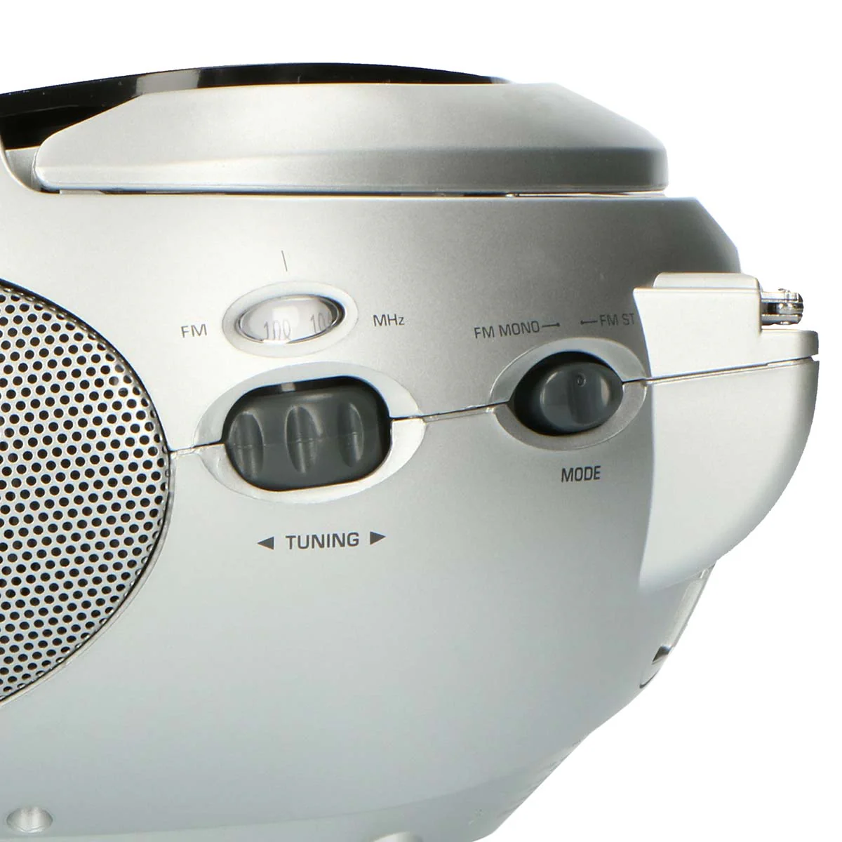 LENCO SCD-24 Black/Silver - Draagbare stereo FM radio met CD-speler - Zwart/zilver - Image 9