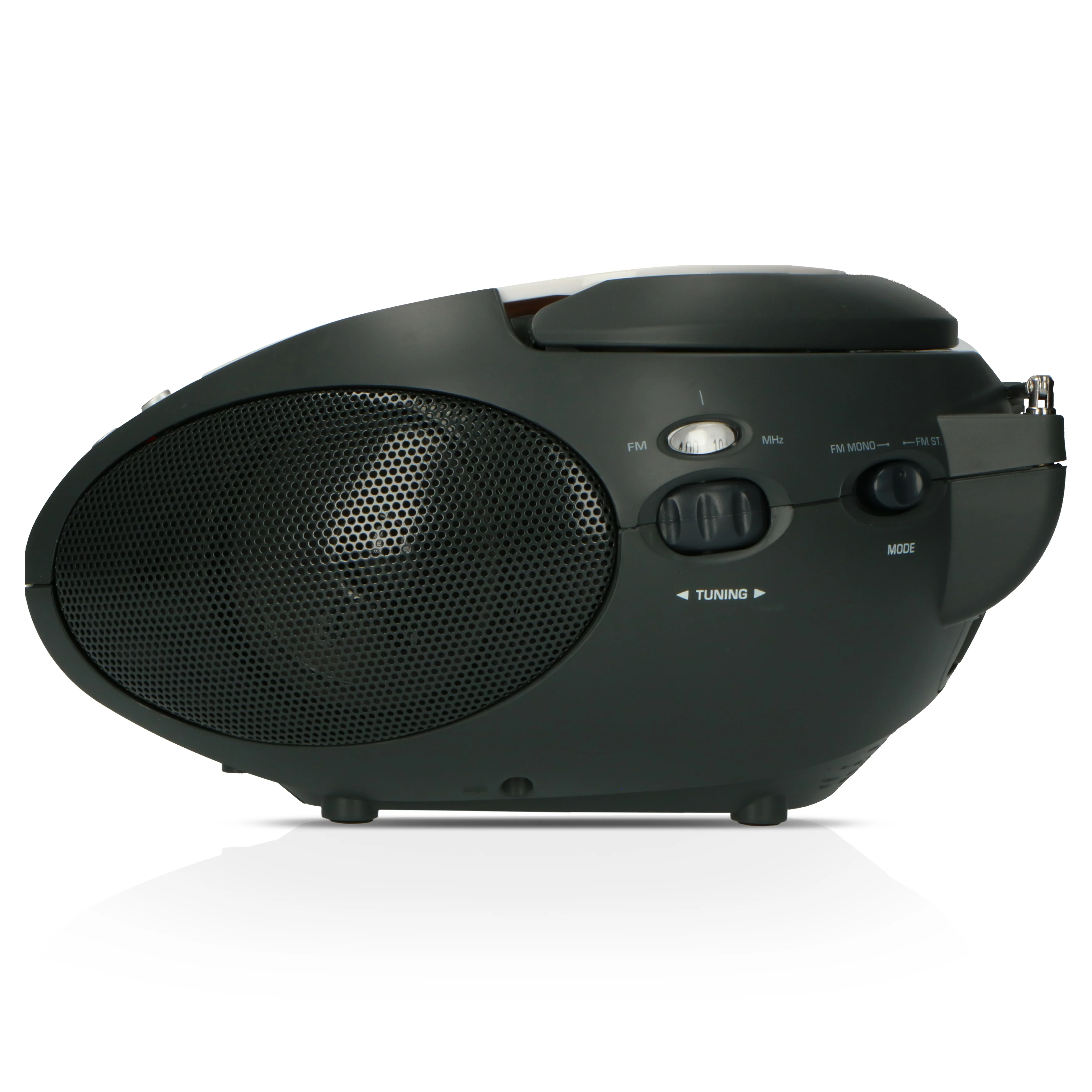 LENCO SCD-24 white - Draagbare stereo FM radio met CD-speler - Wit - Image 5