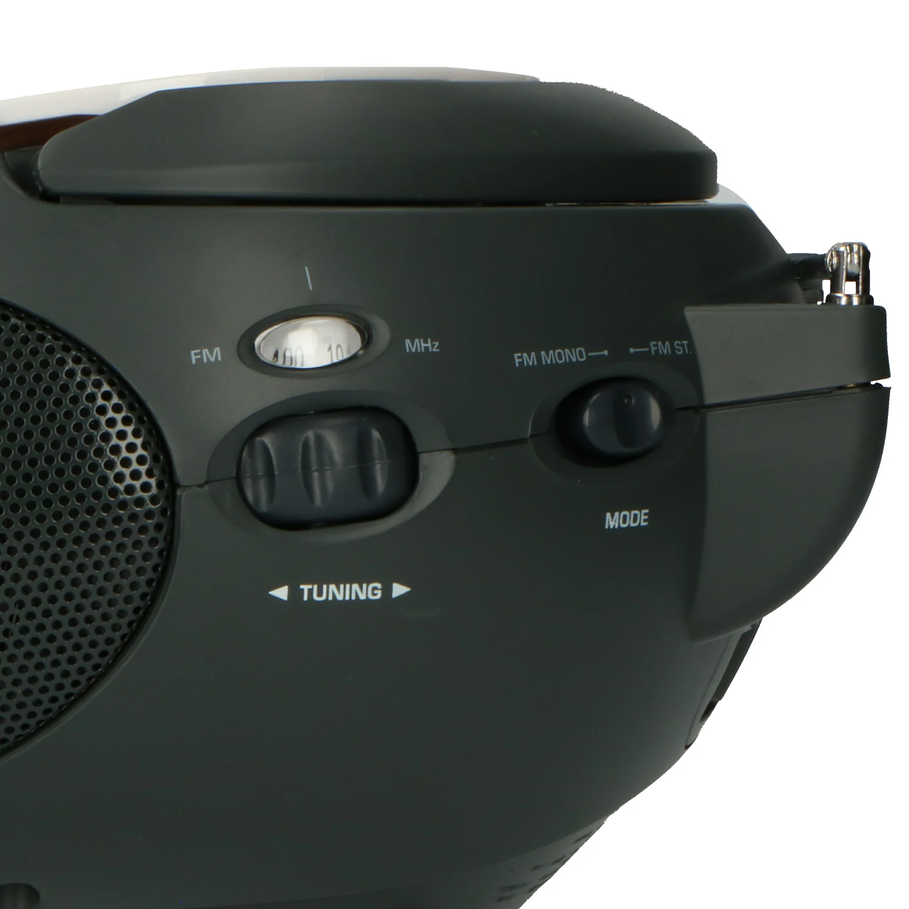LENCO SCD-24 white - Draagbare stereo FM radio met CD-speler - Wit - Image 9
