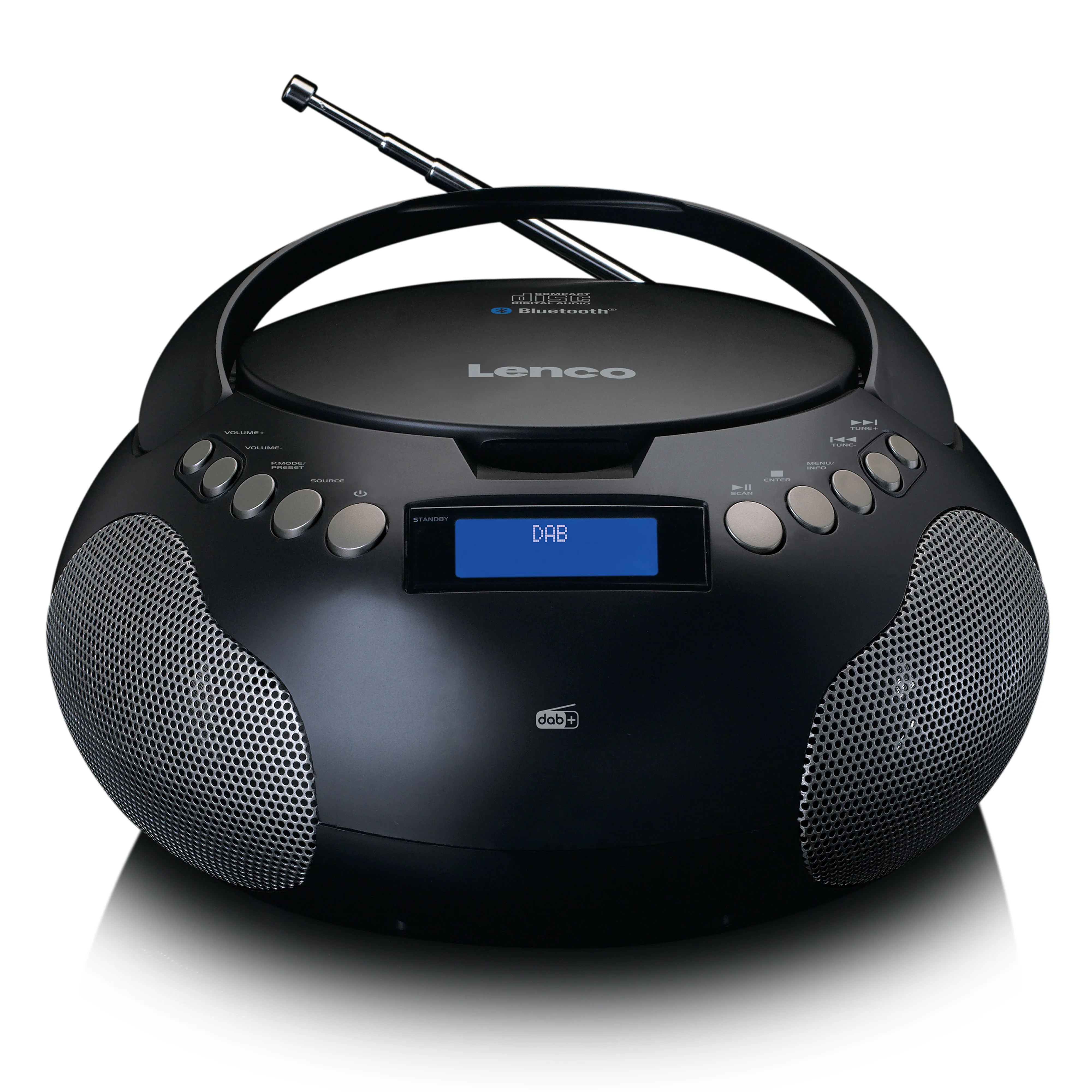 LENCO SCD-341BK - Draagbare DAB Radio met DAB+/ FM en Bluetooth® - Radio op batterijen en lichtnet - Image 3