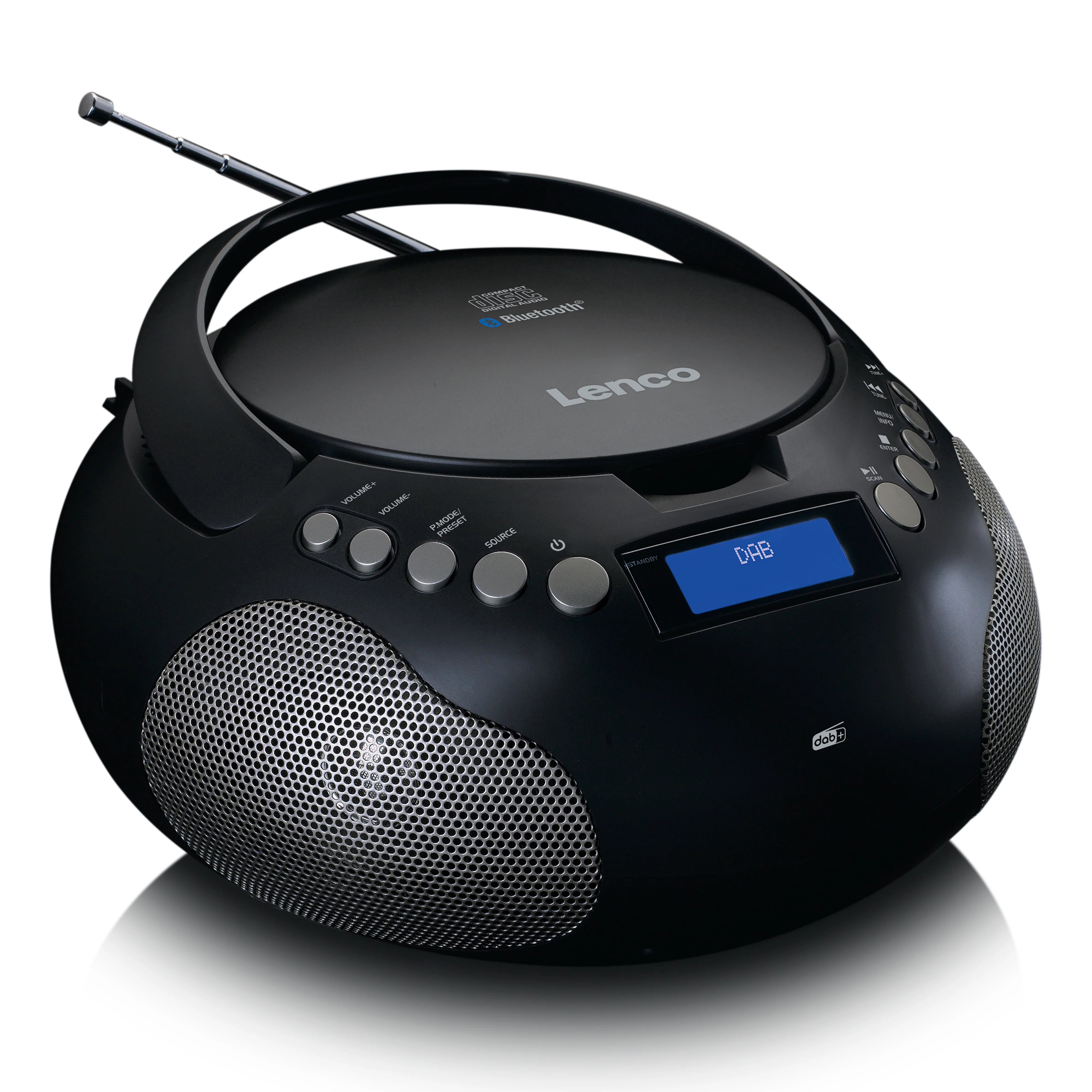 LENCO SCD-341BK - Draagbare DAB Radio met DAB+/ FM en Bluetooth® - Radio op batterijen en lichtnet - Image 4