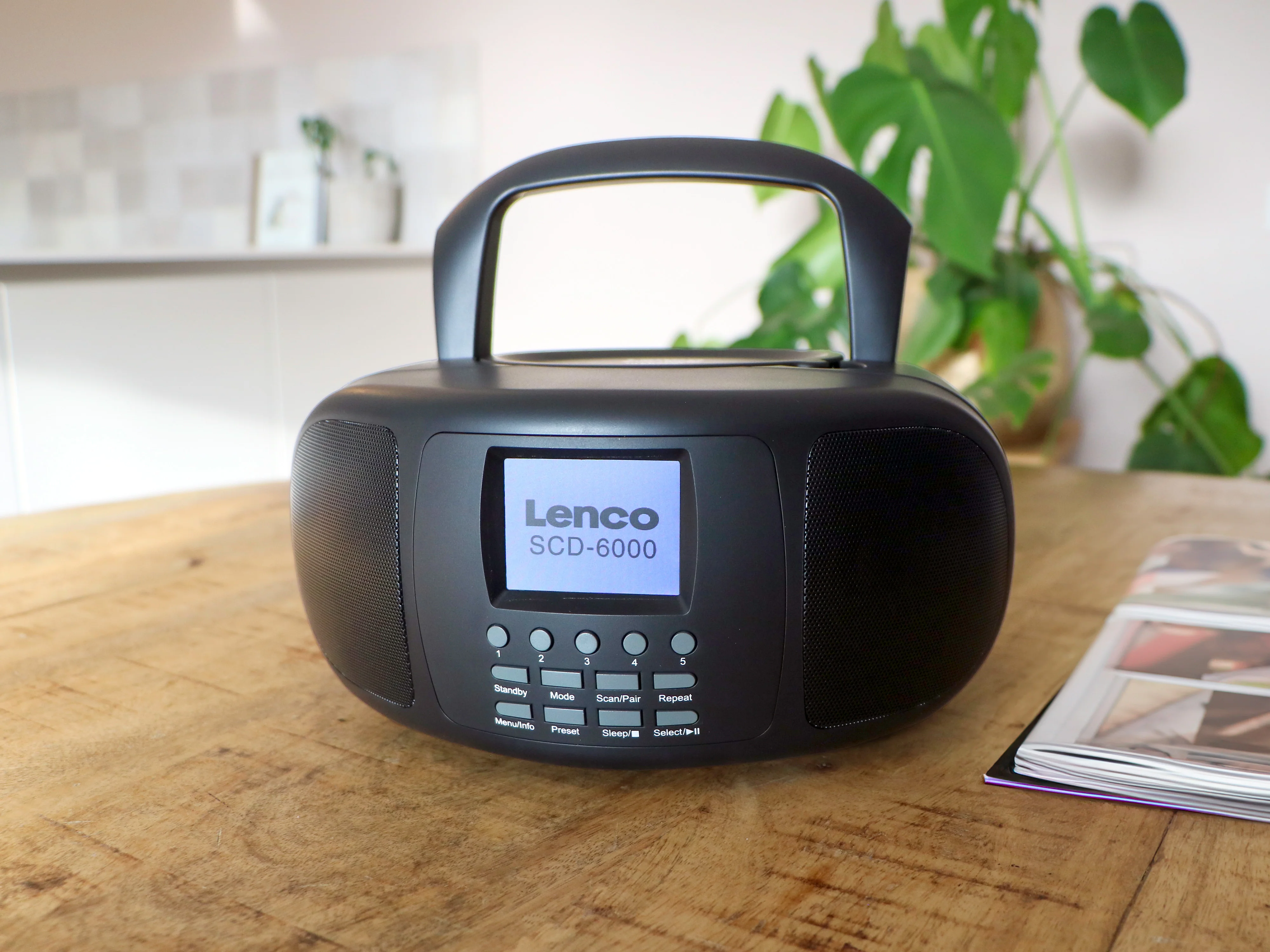 LENCO SCD-6000BK - Draagbare internet radio met DAB+/FM, Bluetooth®, CD-speler en groot LCD kleurendisplay - Zwart - Image 13
