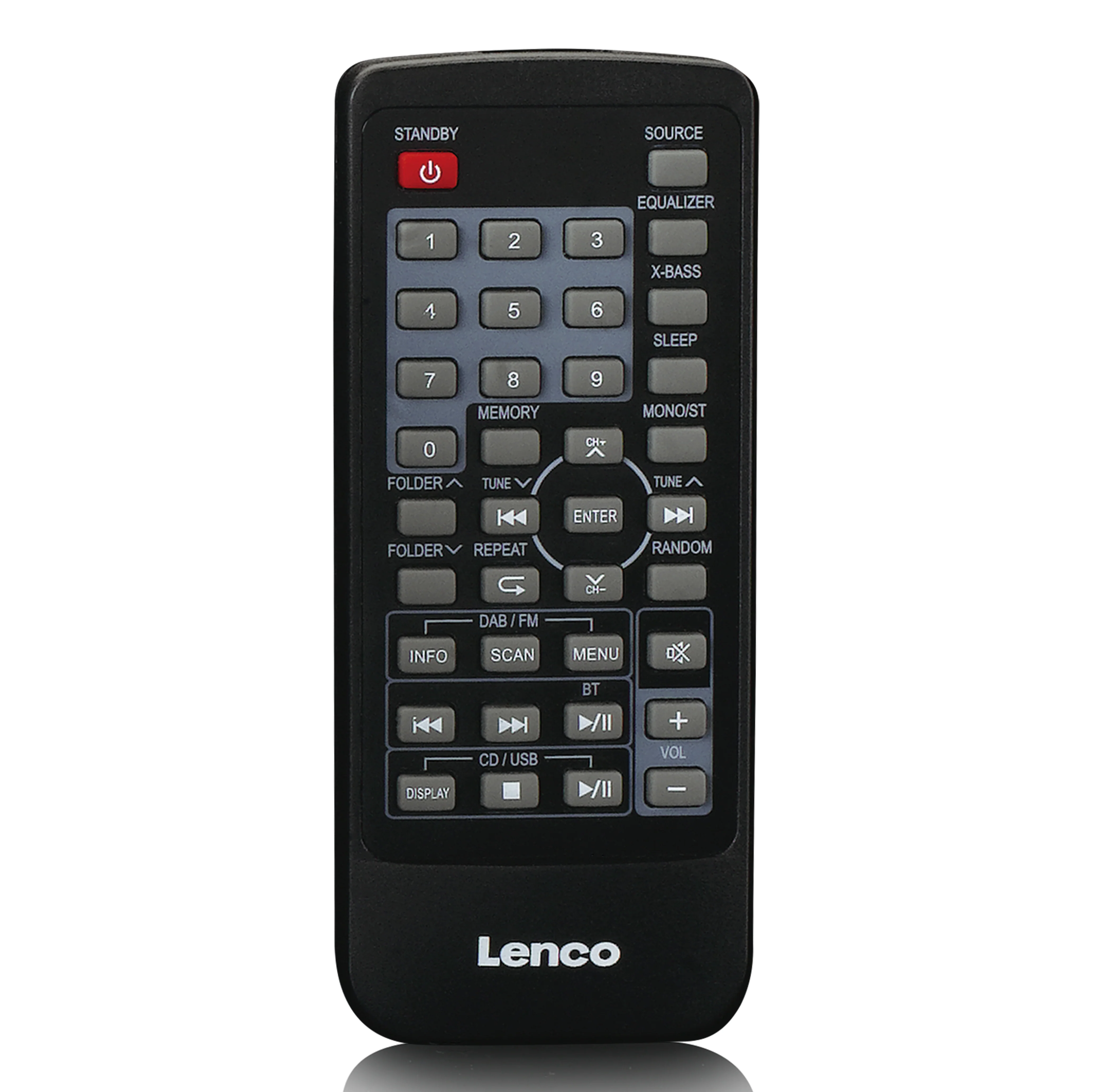 LENCO SCD-720SI - Draagbare boombox met DAB+/FM radio, Bluetooth®, CD, casette recorder en USB speler - Zilver - Image 6