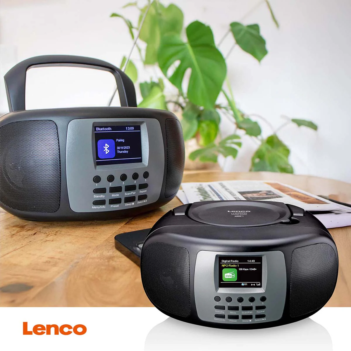 LENCO SCD-860BK - Draagbare DAB+/FM radio met Bluetooth®, CD-speler en groot LCD kleurendisplay - Zwart - Image 19