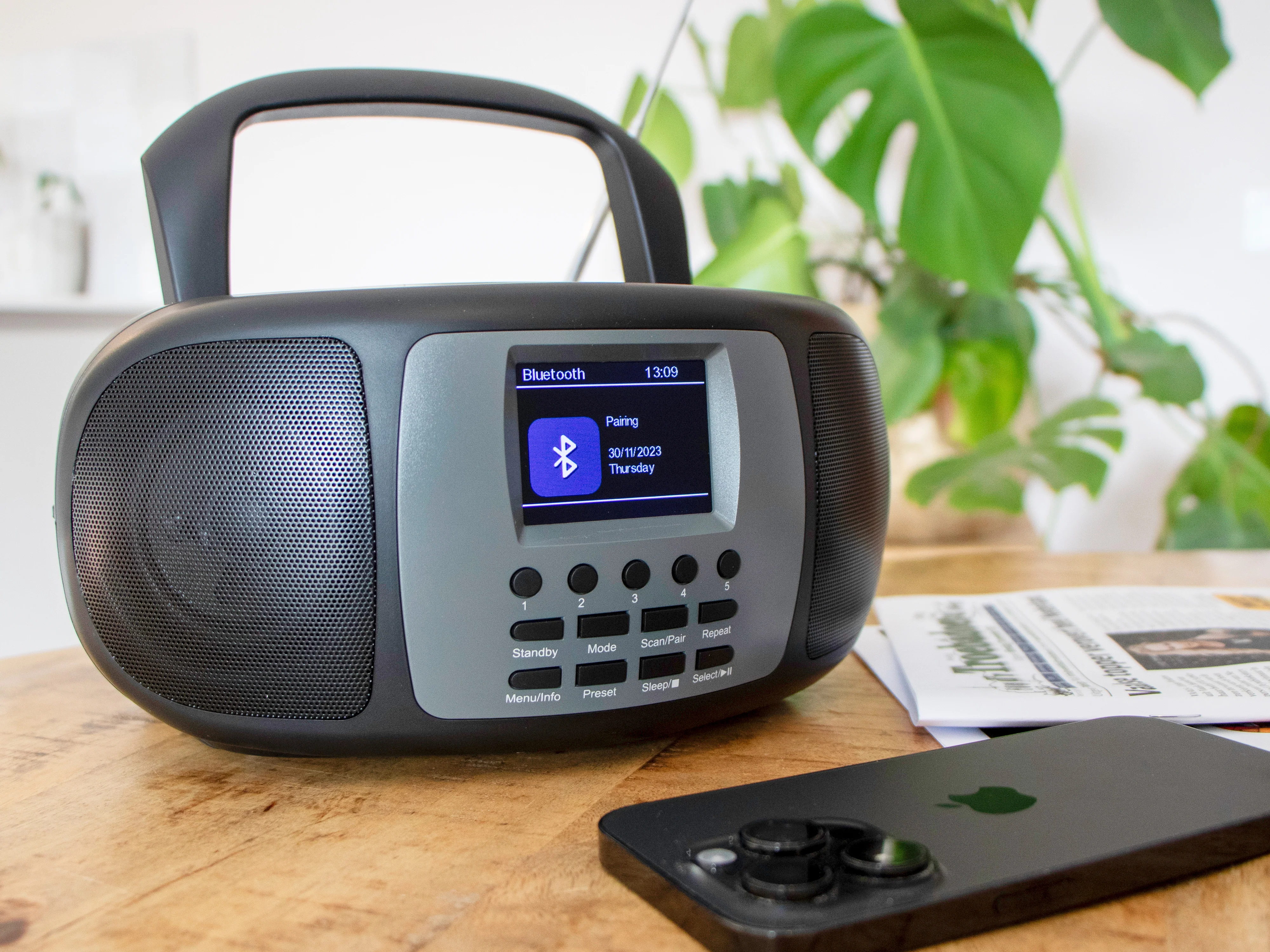 LENCO SCD-860BK - Draagbare DAB+/FM radio met Bluetooth®, CD-speler en groot LCD kleurendisplay - Zwart - Image 26