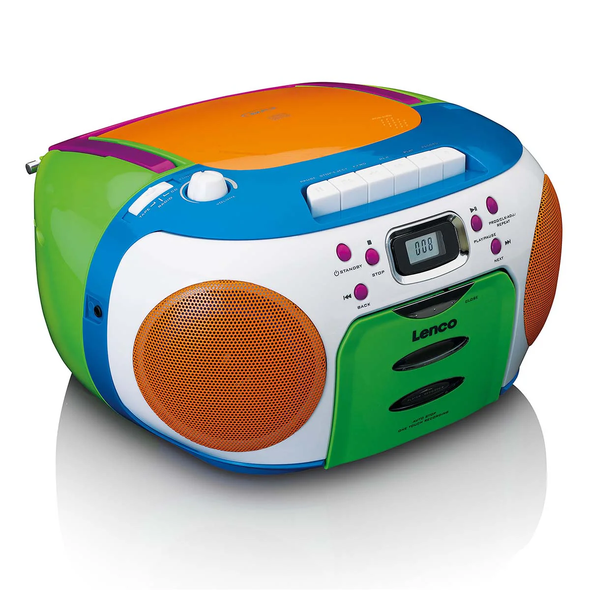 LENCO SCD-971 - Draagbare FM radio CD/Cassette speler - Kids - Image 6
