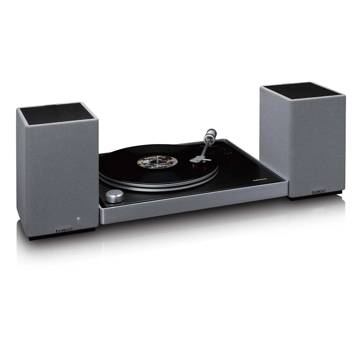 LENCO SPB-240BKGY - Set van 2 HiFi stereo Bluetooth® speakers - Krachtig geluid in een stijlvol design - Zwart/Grijs - Image 8