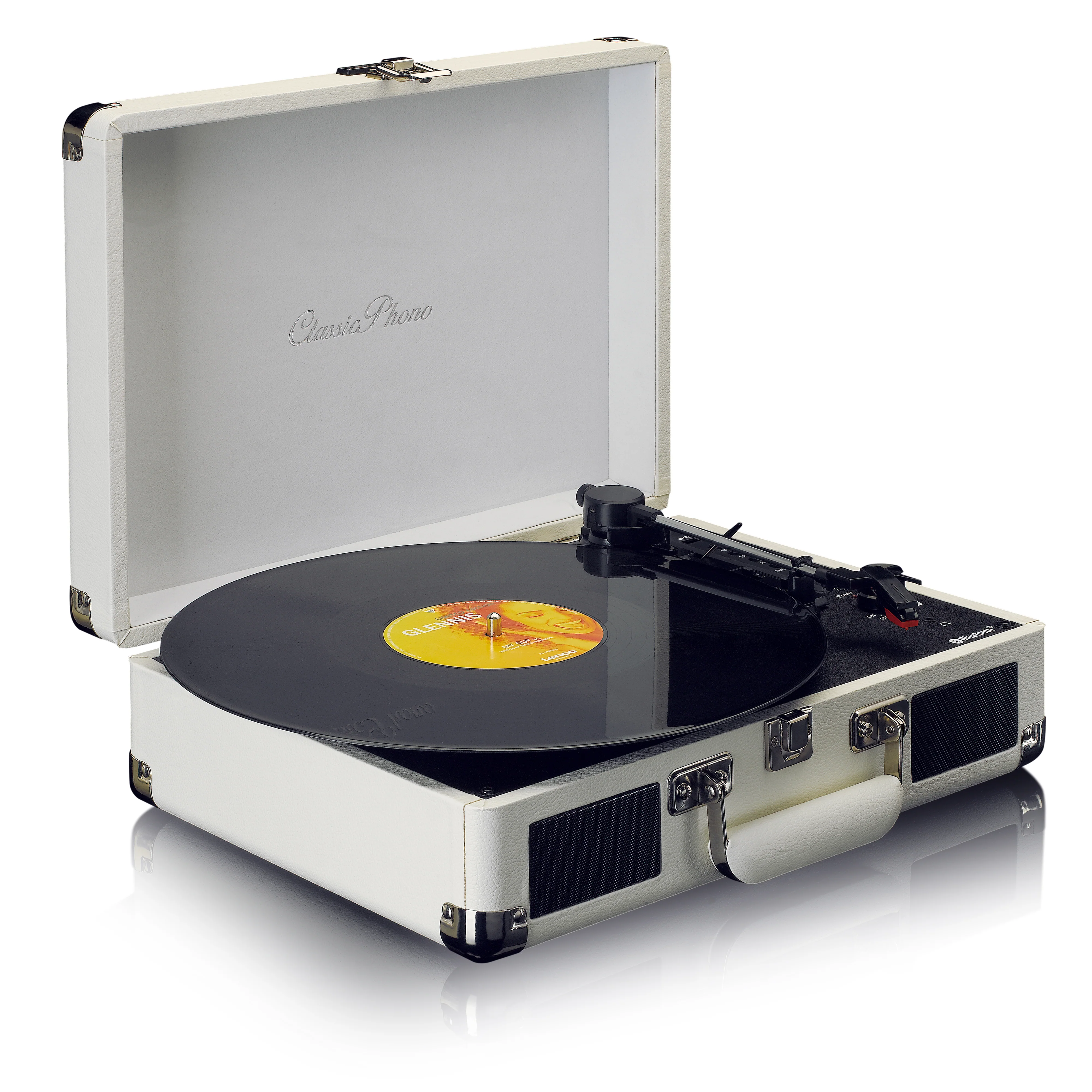 LENCO TT-115CR - Bluetooth® platenspeler met ingebouwde speakers, crème - Image 4