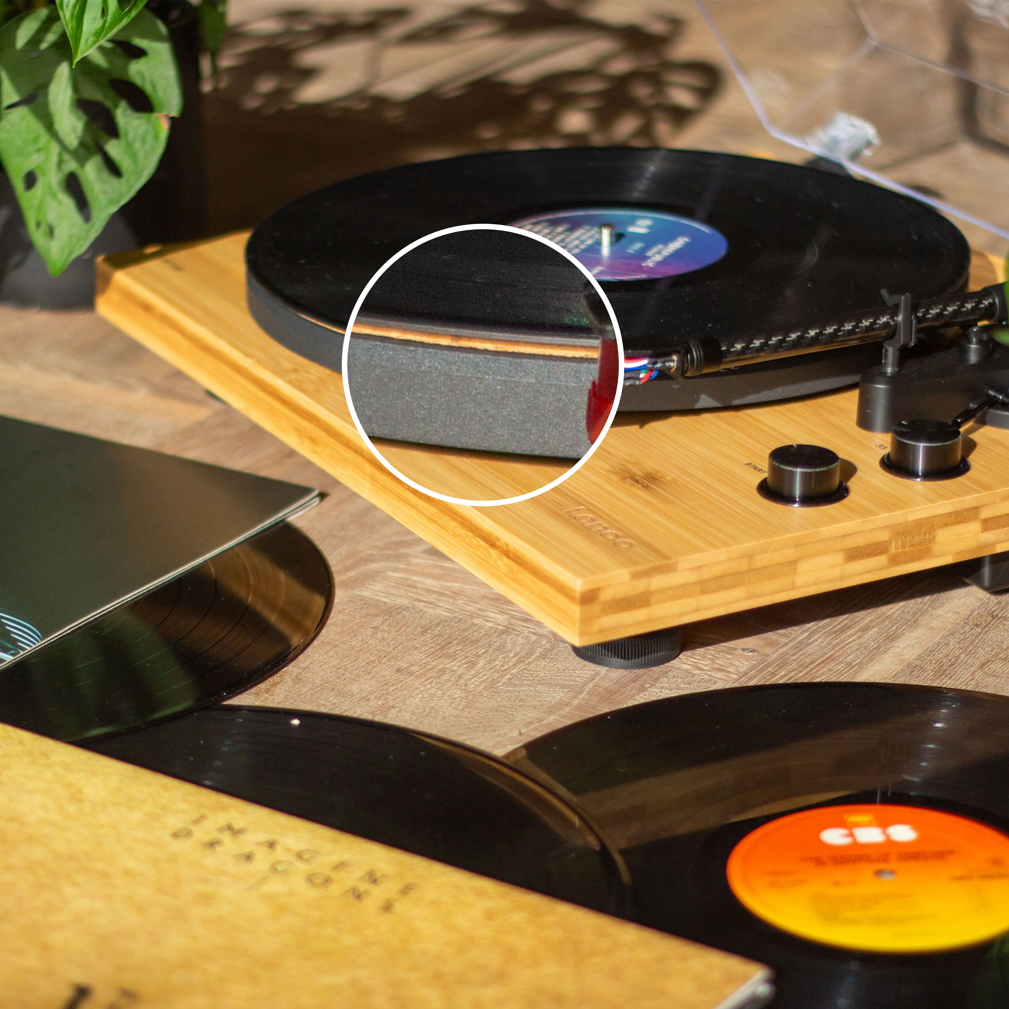 LENCO TTA-030CO - Platenspeler slipmat, gemaakt van kurk - Image 5
